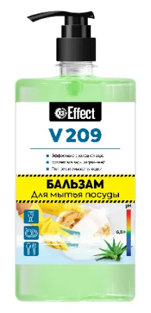 Effect: ВИТА-209 1л бальзам для мытья посуды Алоэ с доз.