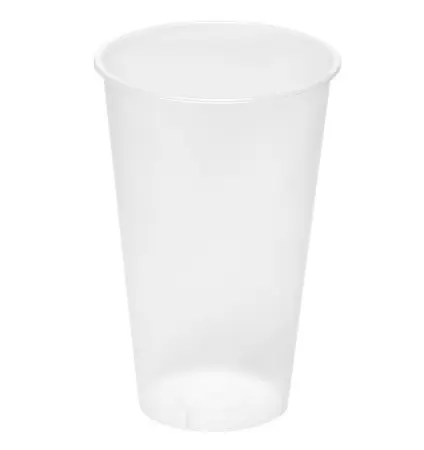 Одноразовая продукция: Стакан 500мл пластиковый ПП прозрачный матовый Bubble Cup /пач.=20 шт.