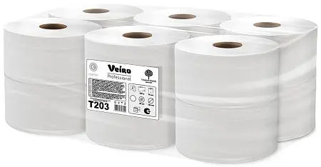 Фото №3 - VEIRO: Бумага туалетная 2сл 200м/9,5 Comfort белый