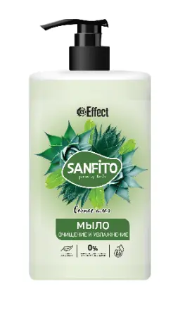 Effect: САНФИТО 1л жидкое крем-мыло Сочное алоэ