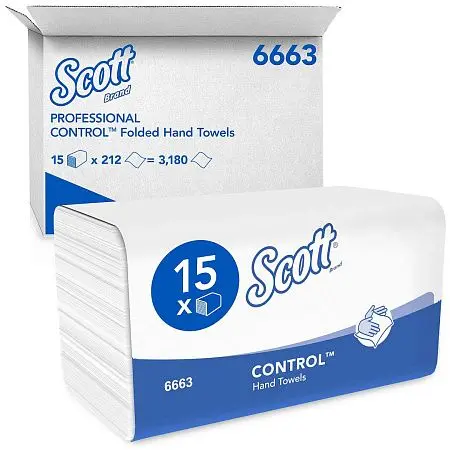 Фото №6 - Kimberly-Clark: Полотенца бумажные Скотт 1сл 212л 31,5х21,5см белые