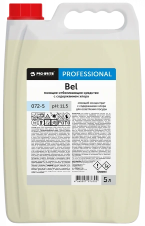 Pro-Brite: Бел 5л для осветления посуды, кух.поверхностей щелочное