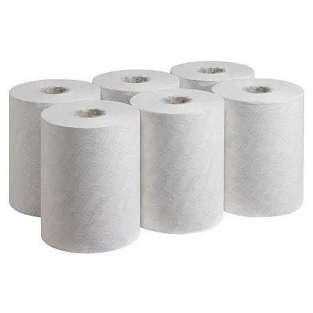 Фото №3 - Kimberly-Clark: Полотенца бумажные Скотт Слимролл 1сл 190м/19,8 белые