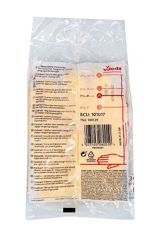 Фото №10 - Vileda: Перчатки Контракт M резиновые