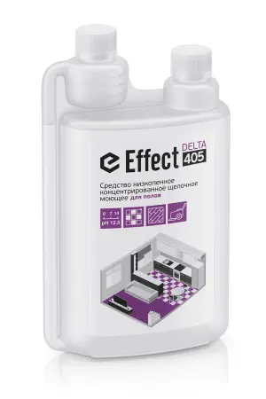 Effect: ДЕЛЬТА-405 1л средство конц.моющее низкопенное щелочное для полов