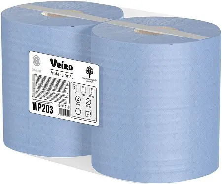 Фото №6 - VEIRO: Полотенца протирочные ЦВ 2сл 175м/22см Comfort синие