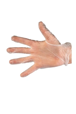 Перчатки: виниловые XL одноразовые неопудренные /пач.=100 шт.