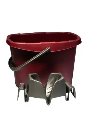 Хозяйственный инвентарь: Ведро с отжимом 13л пластик МОП прямоугольное