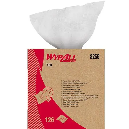 Фото №3 - Kimberly-Clark: Салфетки Вайпол Х60 1сл 21,2x42,6см белые /пач.=126 шт.