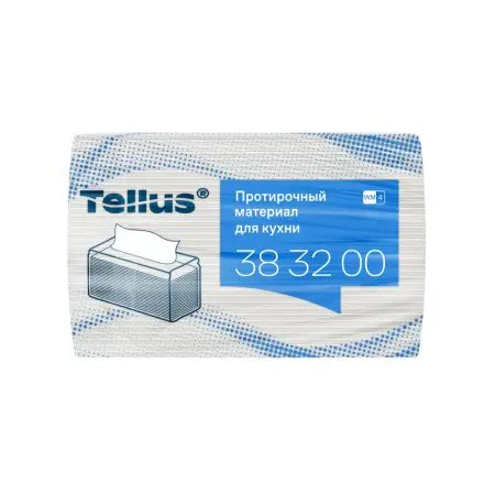 Фото №1 - ТОРК: Tellus Материал протирочный нетканый WM4 Премиум 1сл 75л 35х41см для кухни вискоза белый