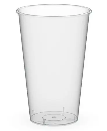 Одноразовая продукция: Стакан пластиковый 500мл прозрачный глянец Bubble Cup /пач.=560 шт.