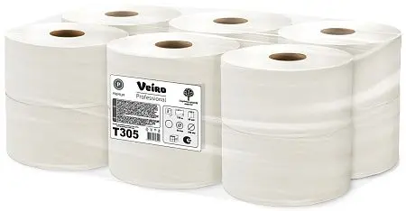Фото №4 - VEIRO: Бумага туалетная 2сл 170м/9,5 Premium белый