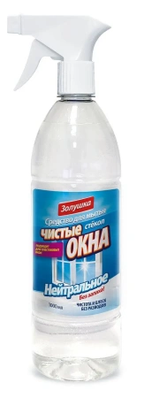 Чистящее средство: ЗОЛУШКА Чистые окна 1л для стекол нейтр. без запаха (триггер)