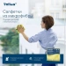 Превью №4 - ТОРК: Tellus Салфетка 22,5х23,5 микрофибра многоразового использования желтая /пач.=5 шт.