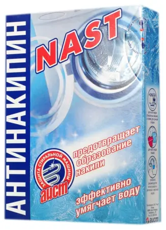 Фото №1 - Чистящее средство: Антинакипин NAST Аист 500г для стиральных машин