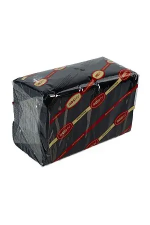 Фото №3 - Бумажные салфетки: столовые 1сл 400листов 24х24 Big Pack ROSHY чёрный