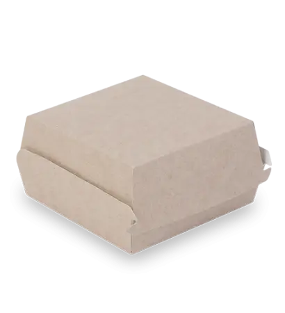 Одноразовая продукция: Коробка бумажная для бургера 132х142x70мм крафт OSQ BURGER L /пач.=60 шт.