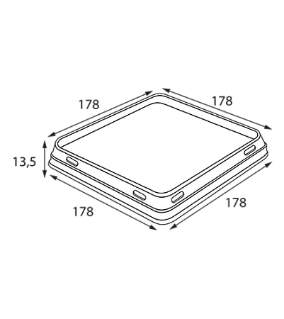 Фото №2 - Одноразовая продукция: Крышка к контейнеру 900мл OSQ SmartPack 900 плоская прозрачная /пач.=50 шт.
