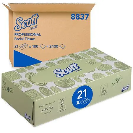 Фото №4 - Kimberly-Clark: Салфетки Клинекс 2сл 100л для лица белые