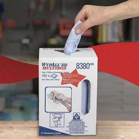 Фото №6 - Kimberly-Clark: Салфетки Вайпол Х60 150л 1сл синие