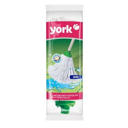 Хозяйственный инвентарь: МОП насадка на швабру YORK XXL веревочная хлопок