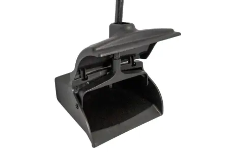 Вик: Совок-контейнер с крышкой + щетка черный MRY