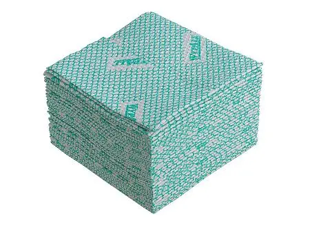 Фото №3 - Kimberly-Clark: Салфетки Вайпол Х80 Плюс 1сл 35,5х33,5см 1/4слож. зеленые /пач.=30 шт.