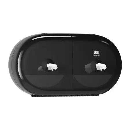 Tork: Диспенсер T9 SmartOne® двойной для туалетной бумаги в мини рулонах черный