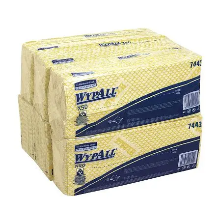 Фото №3 - Kimberly-Clark: Салфетки Вайпол Х50 1сл 41,6х24,5см желтые /пач.=50 шт.