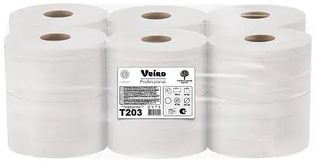 Фото №4 - VEIRO: Бумага туалетная 2сл 200м/9,5 Comfort белый
