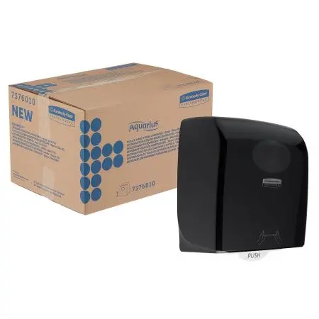 Kimberly-Clark: Диспенсер Аквариус для полотенец в рулоне черный