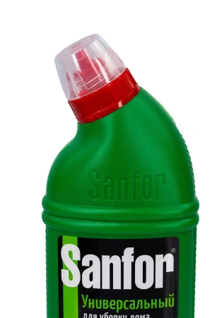 Чистящее средство: САНФОР УНИВЕРСАЛ 750 г гель с хлором для сантехники Зеленое яблоко