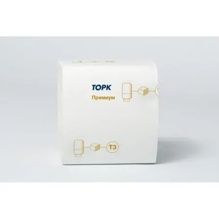 ТОРК: Бумага туалетная T3 Премиум V 2сл 200л белая