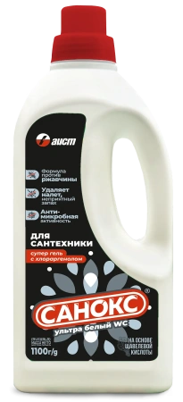 Чистящее средство: САНОКС-Ультра Белый 1.1кг гель для сантехники