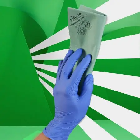 Vileda: МЕД Салфетка р-Нано Тек микрон 38х40см антибактериальная зеленая