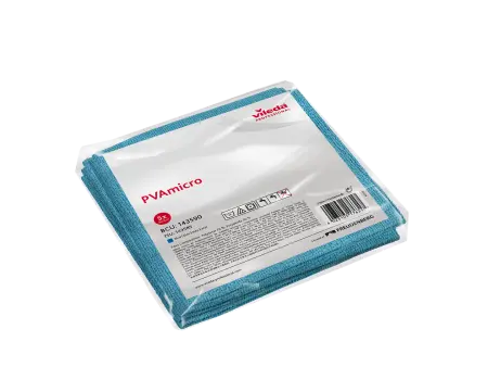 Vileda: Салфетка ПВА Микро 35х38см голубая