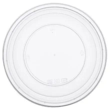 Одноразовая продукция: Крышка к контейнеру 375/500/750мл d=144мм круглая прозрачная ПП ВЗЛП /пач.=50 шт.