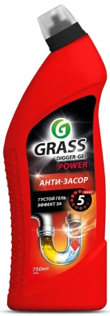 Фото №1 - Grass: Диггер-гель 750мл для прочистки труб