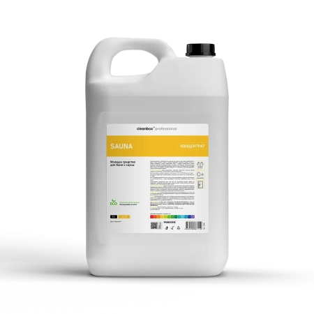 Vortex: SAUNA 5л Слабокислотное моющее средство для бани и сауны концентрат