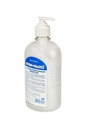 Мыло жидкое: ФЛОРОДЕЛЬ крем-мыло 520мл антибактериальное с дозатором