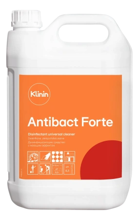 Klinin: Антибакт Форте 5л для поверхностей дезинфицирующее на основе ЧАС