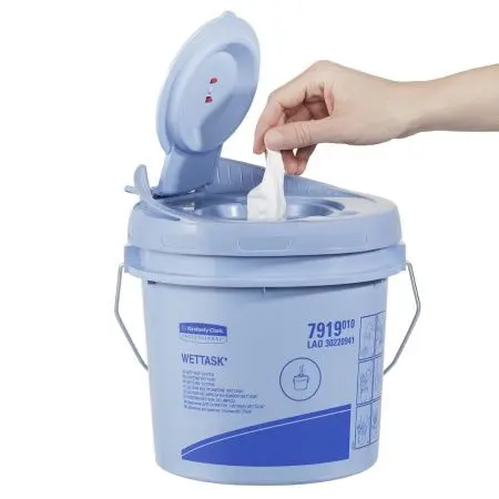 Kimberly-Clark: Салфетки Кимтех Веттаск 60л 1сл 31,7х30,5см для работы с растворителями белые сменный картридж