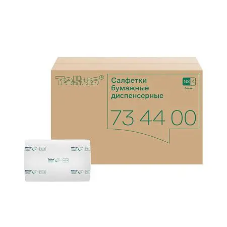 Фото №3 - ТОРК: Tellus Салфетки *NS4 NapServe Solution Баланс 1сл 250л диспенсерные белые