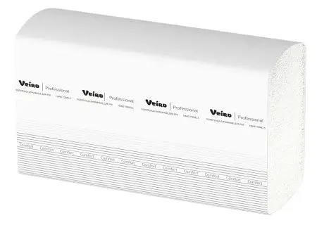 VEIRO: Полотенца бумажные W 2сл 150л 32х21,6см Comfort белые