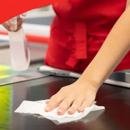 Kimberly-Clark: Салфетки Вайпол Х50 1100л 1сл белые