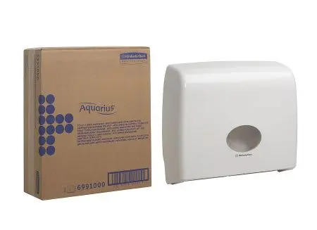 Kimberly-Clark: Диспенсер Аквариус для туалетной бумаги в рулоне белый