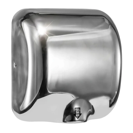 МЕРИДА: Сушилка для рук TURBO JET 1800Вт 60м/с СЕНСОРНАЯ скоростная металл полированный