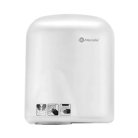 Фото №2 - МЕРИДА: Сушилка для рук ECOFLOW PLUS 1580Вт 20м/с СЕНСОРНАЯ пластик белый