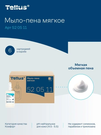 ТОРК Мыло S4 пена 1л жидкое для рук МЯГКОЕ /шт.=1
