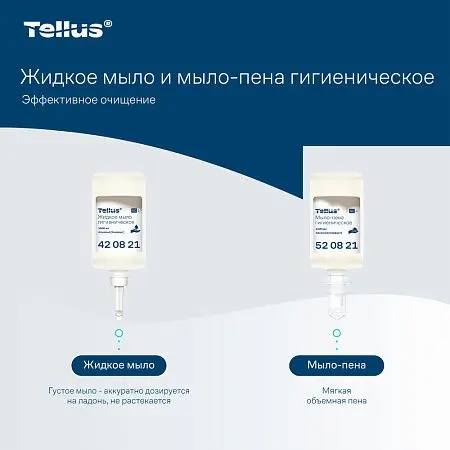 Фото №6 - ТОРК: Tellus Мыло SC1 1л жидкое для рук Комфорт ГИГИЕНИЧЕСКОЕ без запаха бесцветное